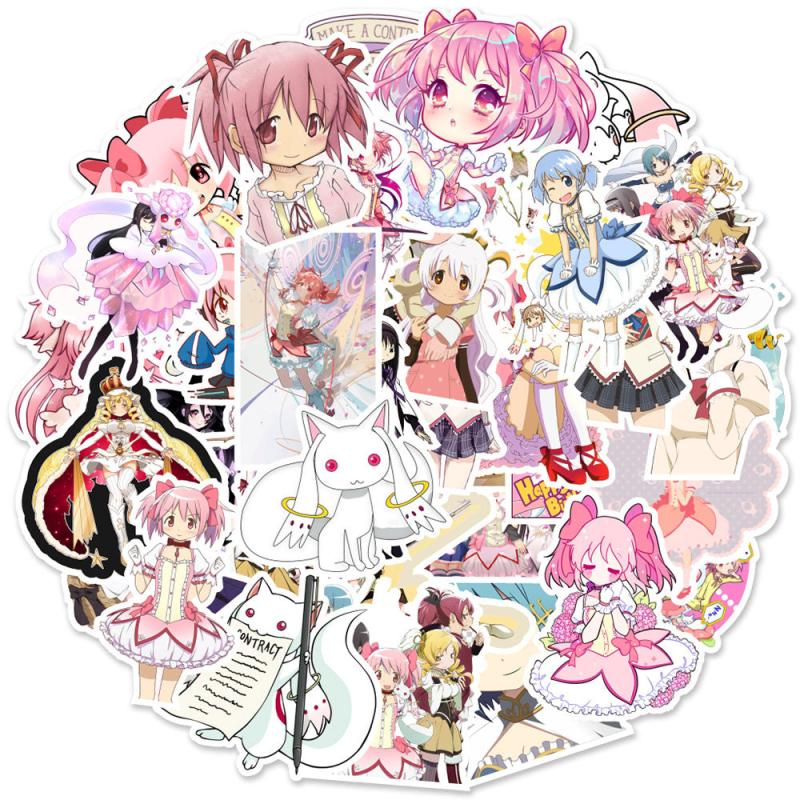 50pcs Anime Character Stickers for Luggage, Laptops, Motorcycles & Mugs