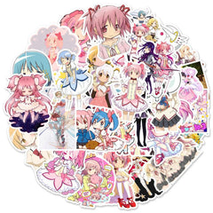 50pcs Anime Character Stickers for Luggage, Laptops, Motorcycles & Mugs