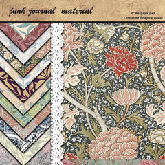 12pcs Large Paper Retro Journal for DIY Gift Women Adults