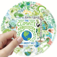 50pcs Eco-Friendly Stickers for Water Bottles Laptop Car Phone Bicycle Guitar