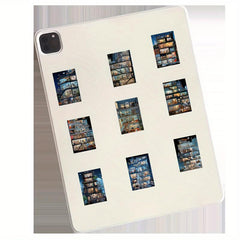 54pcs Apartment Sticker Packs for Phone Laptop Skateboard Decoration