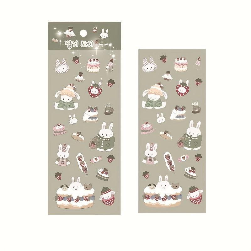 Laser Love Bean Decoration DIY Sticker Kawaii