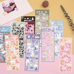Laser Love Bean Decoration DIY Sticker Kawaii