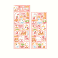Laser Love Bean Decoration DIY Sticker Kawaii