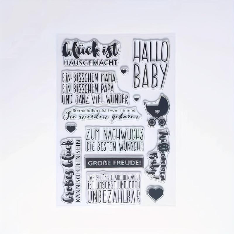 Congrats Transparent Stamp for Holiday Cards & Crafts