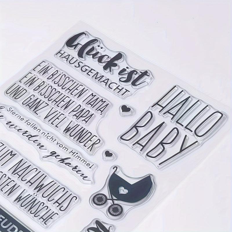 Congrats Transparent Stamp for Holiday Cards & Crafts