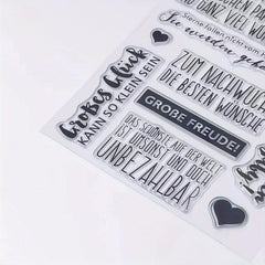Congrats Transparent Stamp for Holiday Cards & Crafts