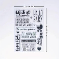 Congrats Transparent Stamp for Holiday Cards & Crafts