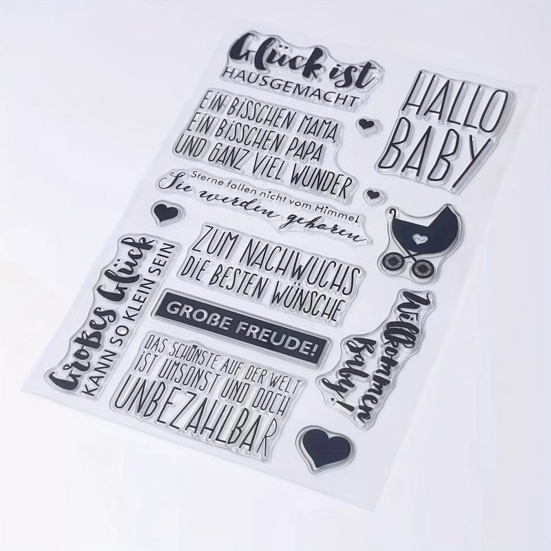 Congrats Transparent Stamp for Holiday Cards & Crafts