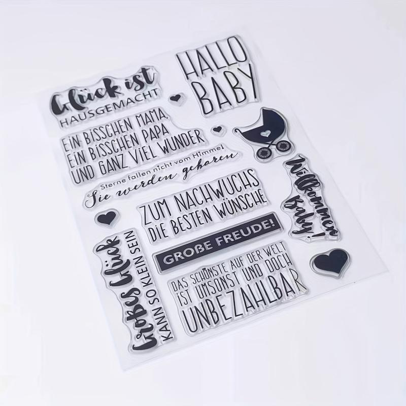 Congrats Transparent Stamp for Holiday Cards & Crafts