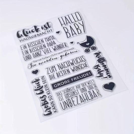 Congrats Transparent Stamp for Holiday Cards & Crafts