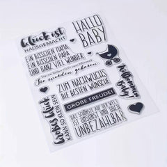 Congrats Transparent Stamp for Holiday Cards & Crafts