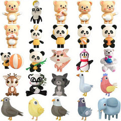 90pcs Animals Stickers for DIY Computer Scrapbooking Stationery Arts