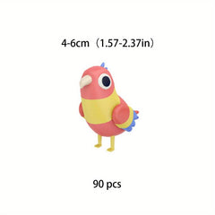 90pcs Animals Stickers for DIY Computer Scrapbooking Stationery Arts