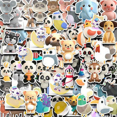 90pcs Animals Stickers for DIY Computer Scrapbooking Stationery Arts