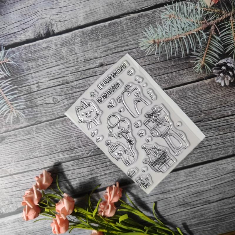 Animal Theme Stamp for DIY Notebook Card Making
