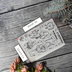 Animal Theme Stamp for DIY Notebook Card Making