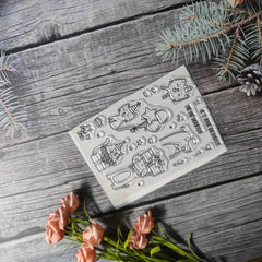 Animal Theme Stamp for DIY Notebook Card Making