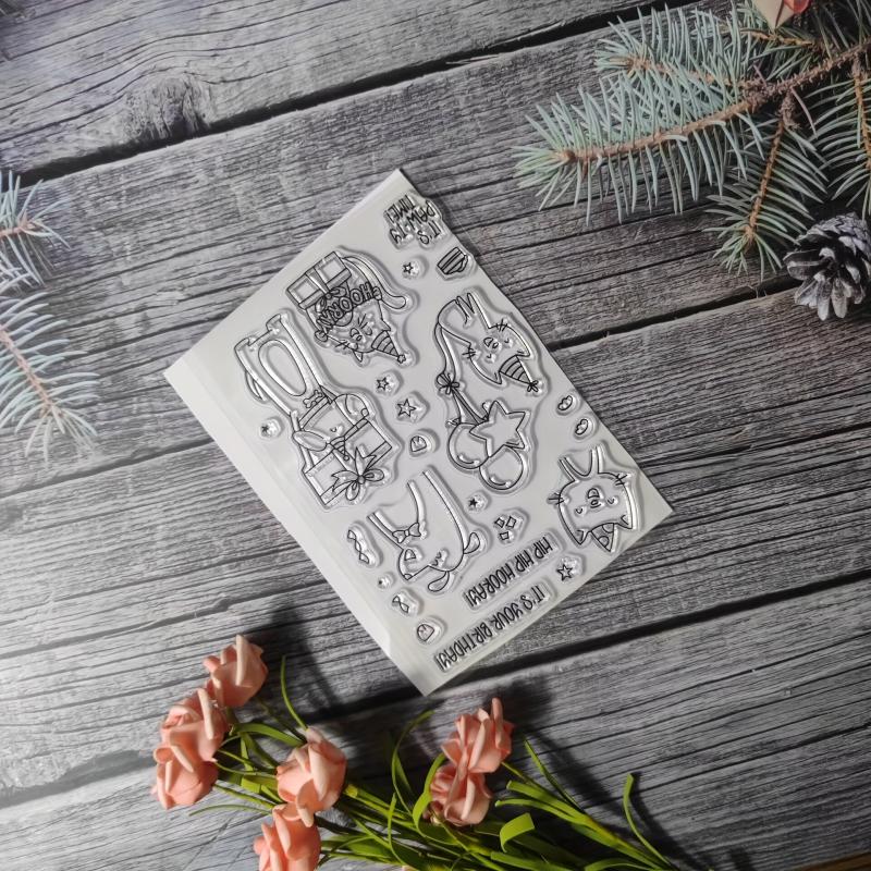 Animal Theme Stamp for DIY Notebook Card Making