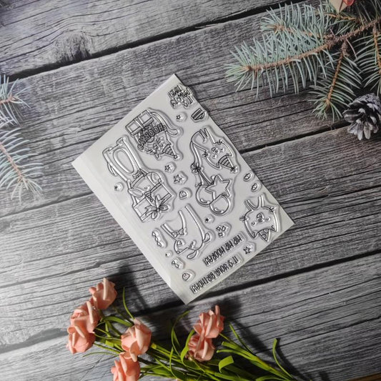 Animal Theme Stamp for DIY Notebook Card Making