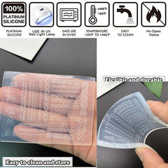 3D Sweater Pattern Silicone Mold for DIY Decorations