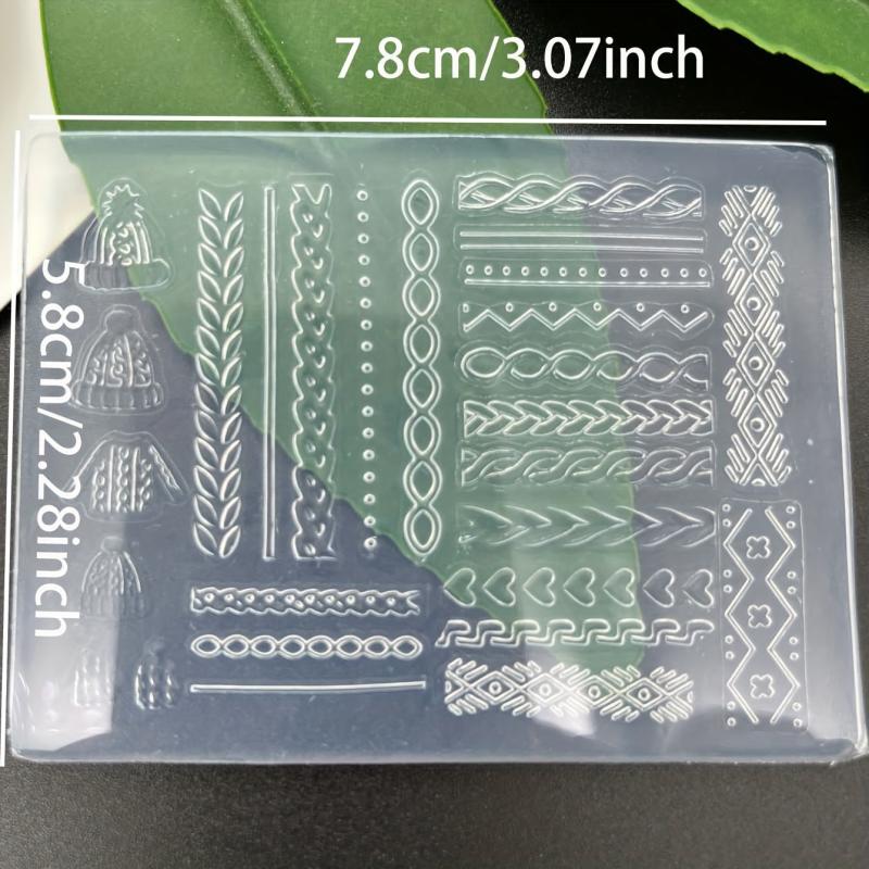 3D Sweater Pattern Silicone Mold for DIY Decorations