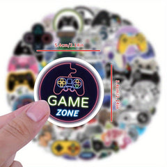 120pcs Gaming Stickers Waterproof Vinyl Stickers for Water Bottle Laptop Phone