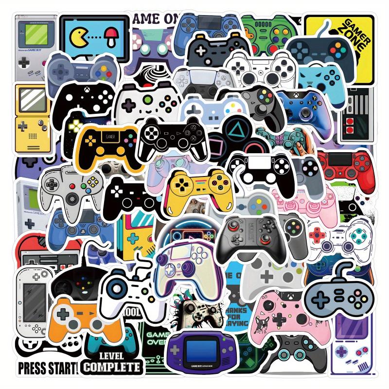 120pcs Gaming Stickers Waterproof Vinyl Stickers for Water Bottle Laptop Phone