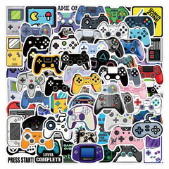 120pcs Gaming Stickers Waterproof Vinyl Stickers for Water Bottle Laptop Phone