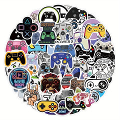 120pcs Gaming Stickers Waterproof Vinyl Stickers for Water Bottle Laptop Phone