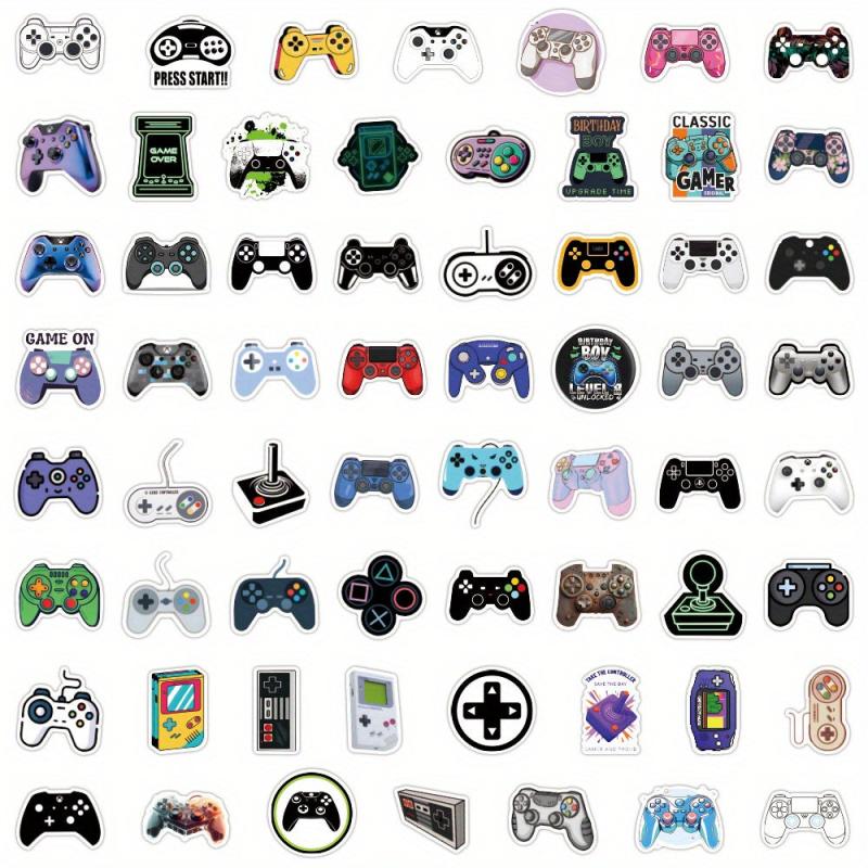 120pcs Gaming Stickers Waterproof Vinyl Stickers for Water Bottle Laptop Phone