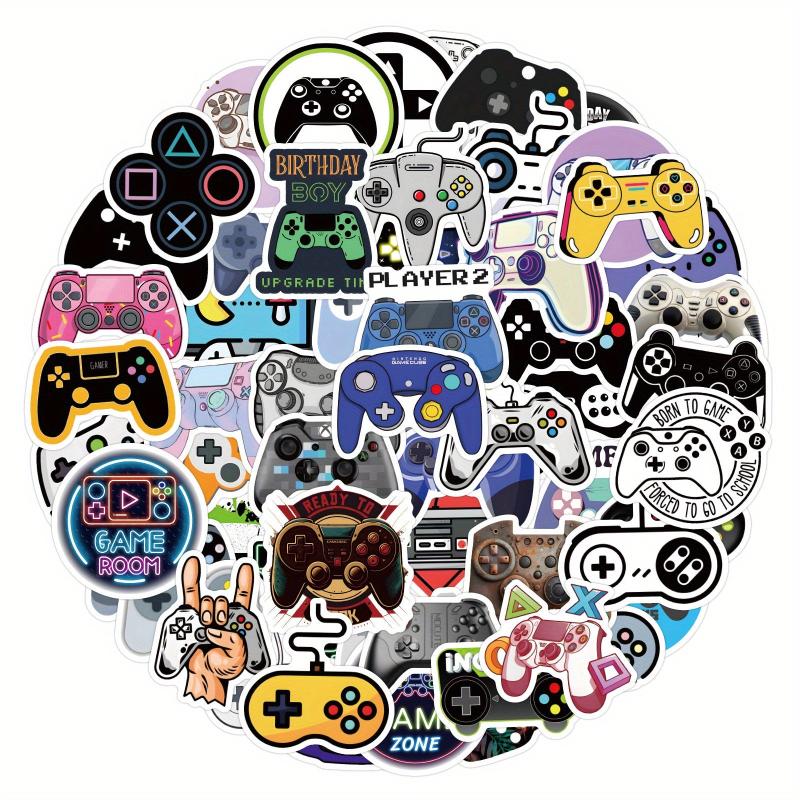 120pcs Gaming Stickers Waterproof Vinyl Stickers for Water Bottle Laptop Phone