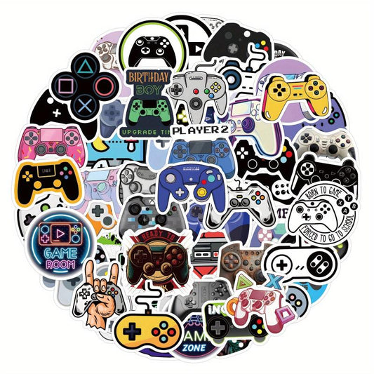 120pcs Gaming Stickers Waterproof Vinyl Stickers for Water Bottle Laptop Phone