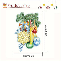 DIY Diamond Painting Wall Stickers Christmas Decoration Garland