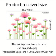 PVC Plant And Flower Sticker Self-adhesive Wall Sticker