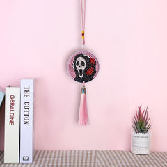 DIY Diamond Painting Car Ornament Halloween Skull Craft