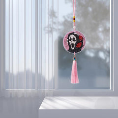 DIY Diamond Painting Car Ornament Halloween Skull Craft