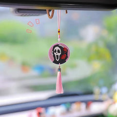 DIY Diamond Painting Car Ornament Halloween Skull Craft