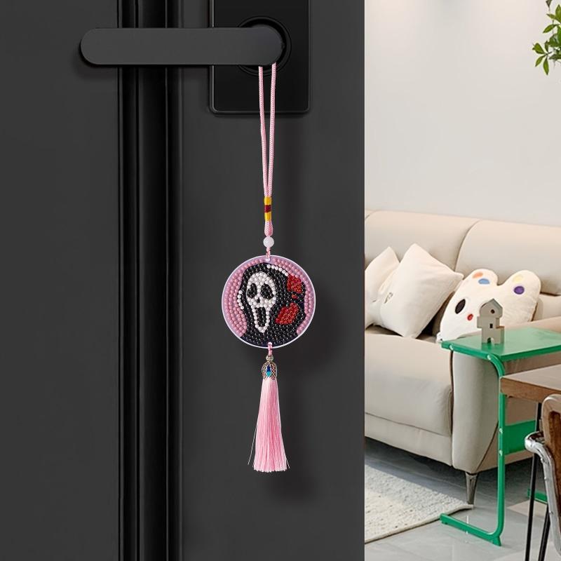 DIY Diamond Painting Car Ornament Halloween Skull Craft