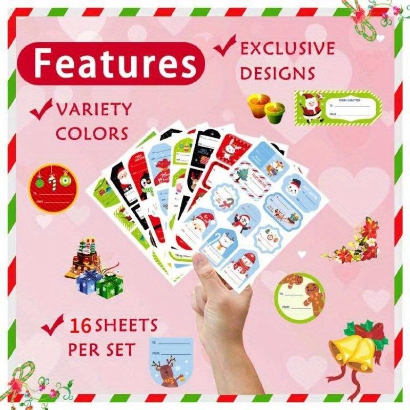 Christmas Stickers Gift Sealing Stickers Envelope Sealing Stickers