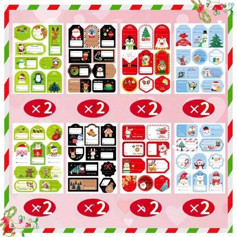 Christmas Stickers Gift Sealing Stickers Envelope Sealing Stickers
