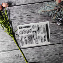 Culture Theme Stamp Set for DIY Hand Account Card Making