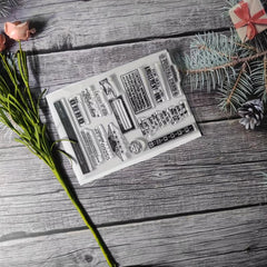 Culture Theme Stamp Set for DIY Hand Account Card Making