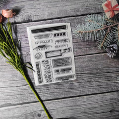 Culture Theme Stamp Set for DIY Hand Account Card Making