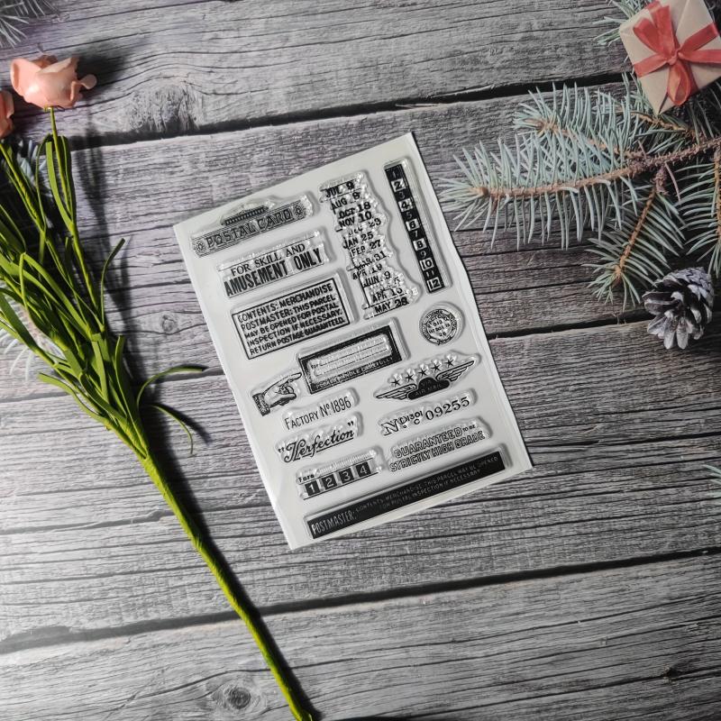 Culture Theme Stamp Set for DIY Hand Account Card Making