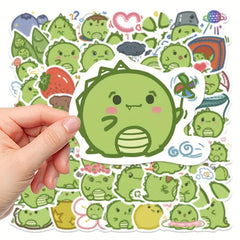 50pcs Dinosaur Stickers for Phone Cases Notebooks Computers Bottles Water