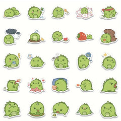 50pcs Dinosaur Stickers for Phone Cases Notebooks Computers Bottles Water