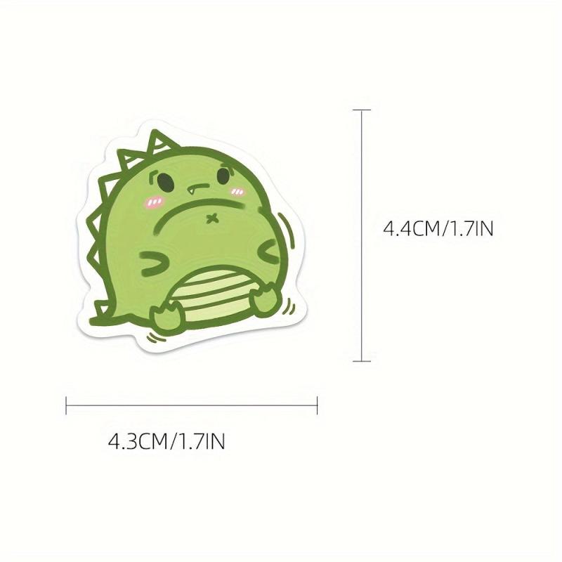 50pcs Dinosaur Stickers for Phone Cases Notebooks Computers Bottles Water