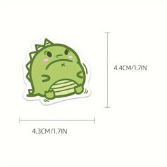 50pcs Dinosaur Stickers for Phone Cases Notebooks Computers Bottles Water