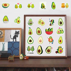 50pcs Cartoon Fruit Stickers Waterproof Laptop Water Bottle Bike Notebook Scrapb